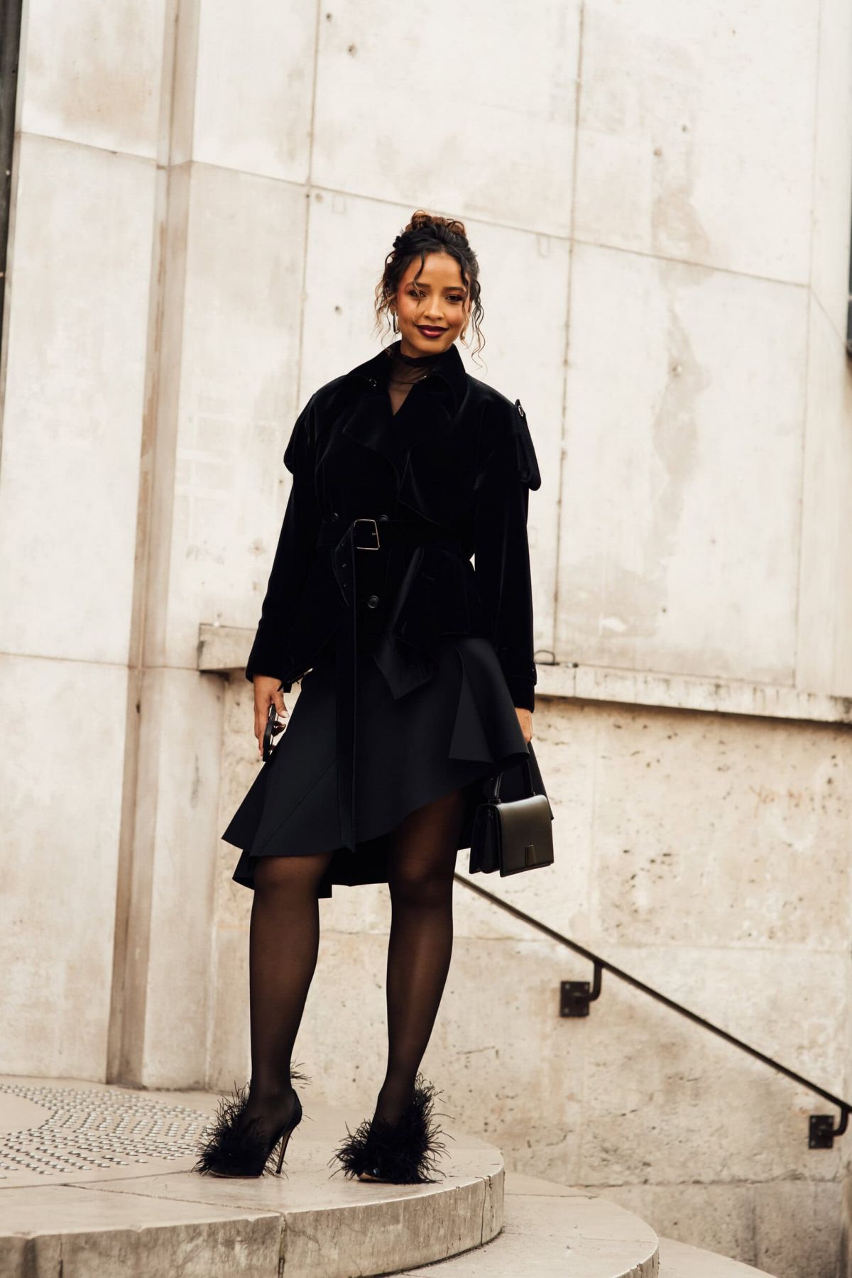 Flora Coquerel at Akri Womenswear Fashion Show Paris Fashion Week, October 2025