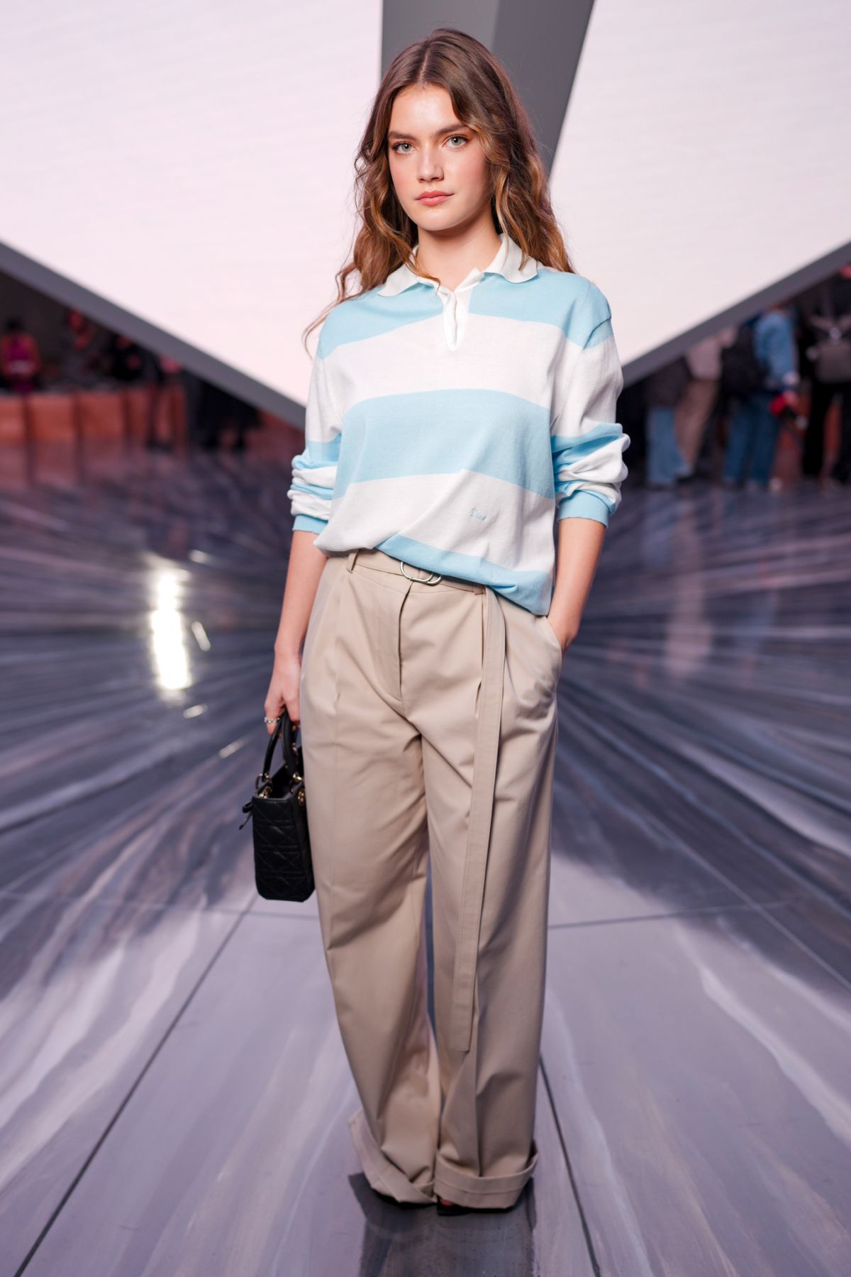 Florence Hunt at Christian Dior Fashion Show Paris Fashion Week, October 2025