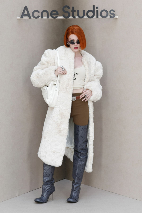 Gigi Goode at Acne Studios Show Paris Fashion Week, January 2025