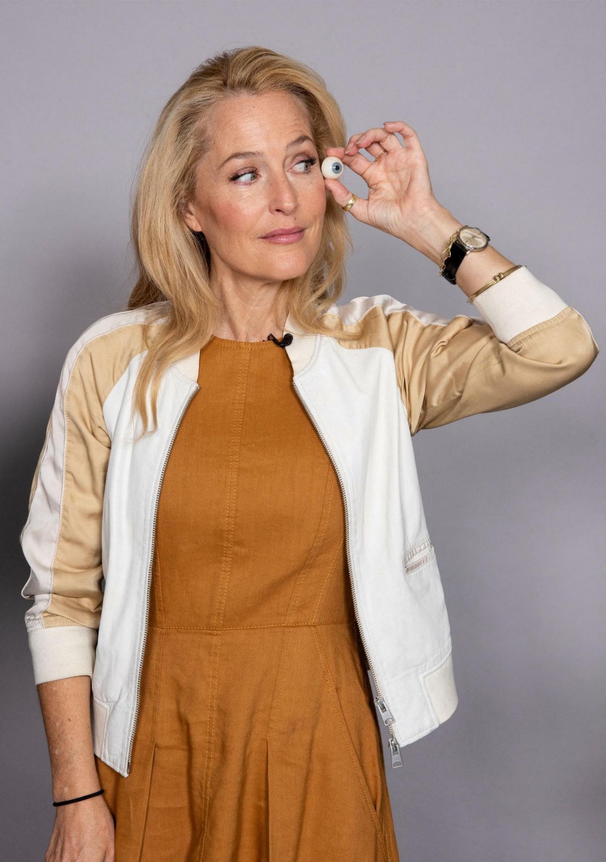 Gillian Anderson at Madame Tussauds London, October 2025