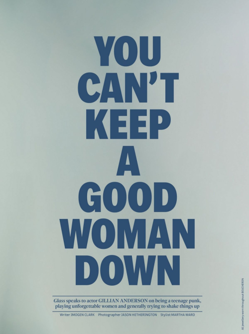 Gillian Anderson for Glass Magazine Autumn 2025 5