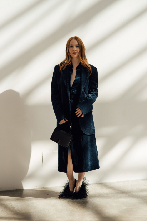 Gina Stiebitz at Akri Womenswear Fashion Show Paris Fashion Week, October 2025