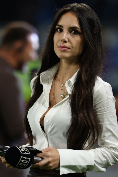 Giusy Meloni at Serie A Match Napoli vs Pisa, September 2025 2