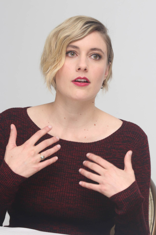 Greta Gerwig at Twentieth Century Women Press Conference