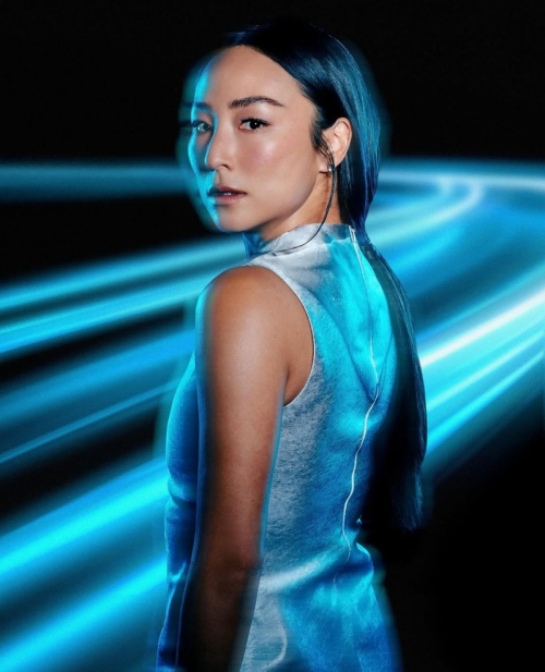 Greta Lee Tron Ares Promotional Photoshoot