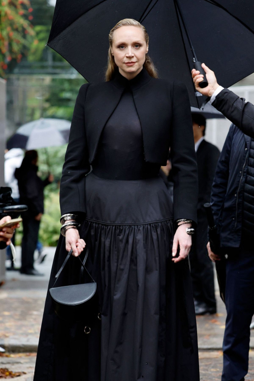 Gwendoline Christie at Alaia Show Paris Fashion Week, October 2025