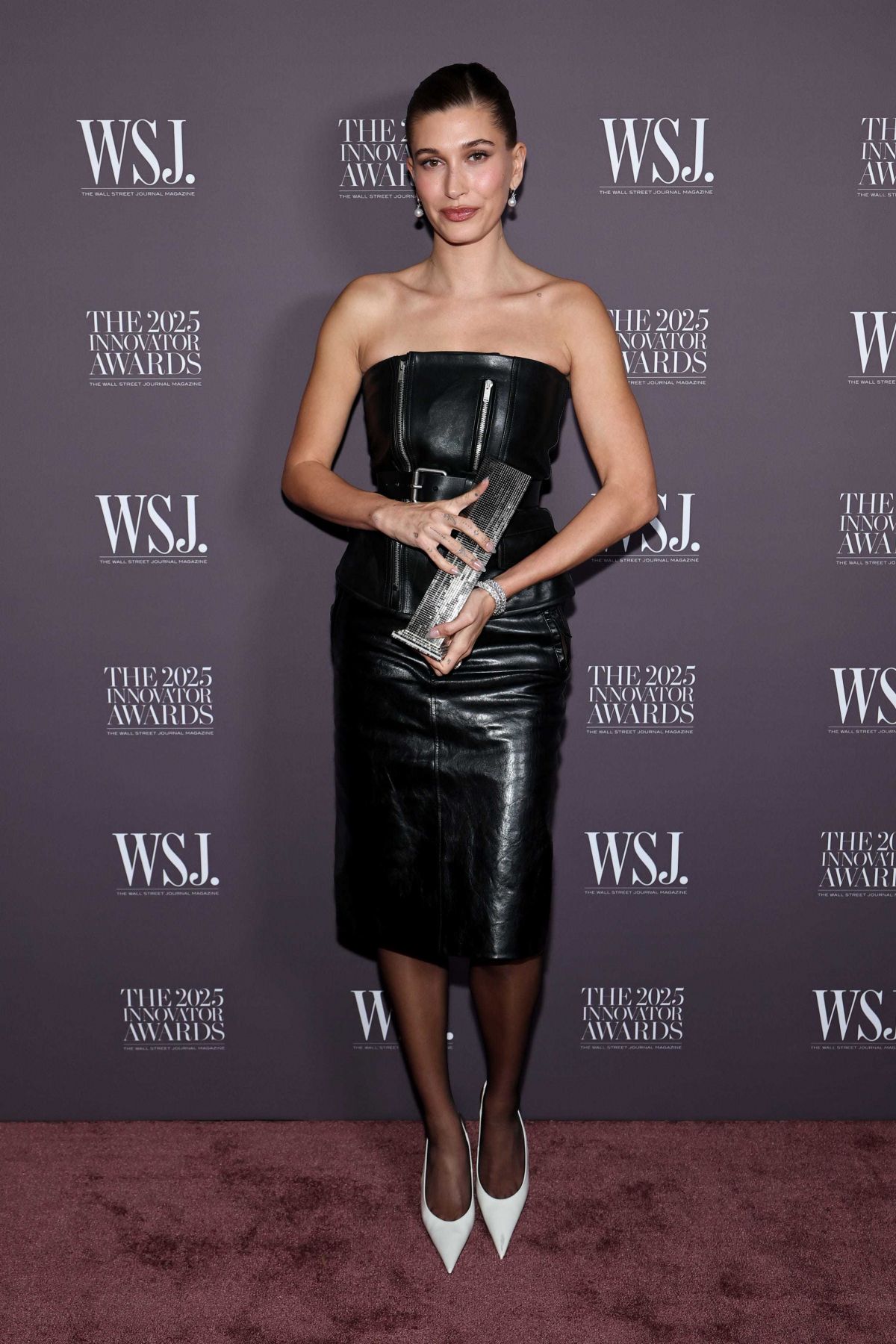 Hailey Bieber at WSJ Innovator Awards, October 2025
