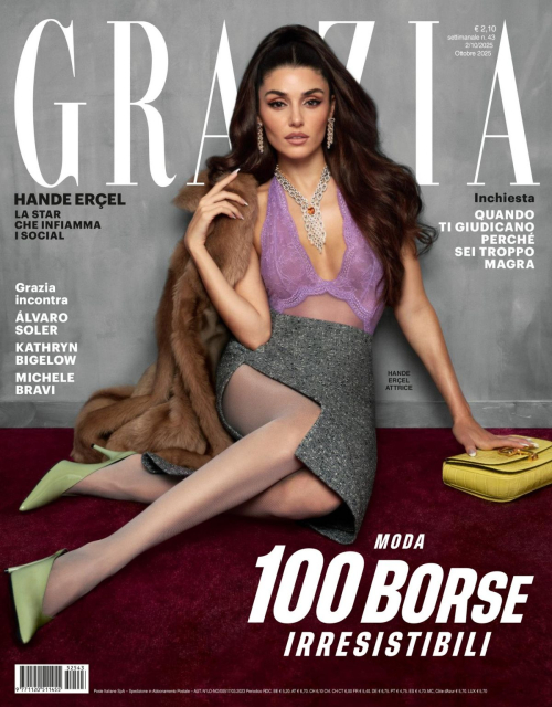 Hande Ercel in Grazia Italy, October 2025