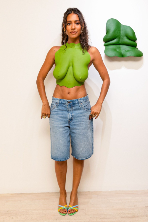 Hannah Traore at Misha Japanwala Opening Hannah Traore Gallery NYC, September 2025