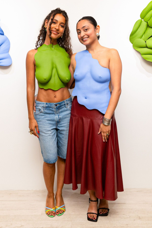 Hannah Traore at Misha Japanwala Opening Hannah Traore Gallery NYC, September 2025 3