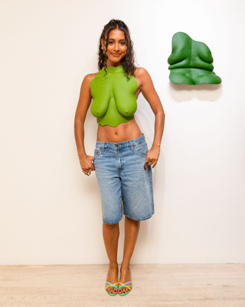 Hannah Traore at Misha Japanwala Opening Hannah Traore Gallery NYC, September 2025 5