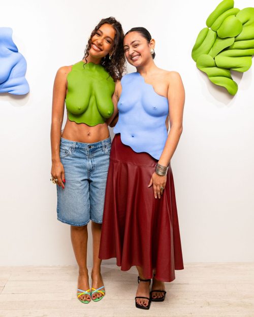 Hannah Traore at Misha Japanwala Opening Hannah Traore Gallery NYC, September 2025 6