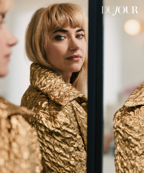 Imogen Poots for DuJour Magazine Cannes Confidential Fall 2025