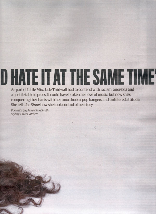 Jade Thirlwall in Guardian Saturday, August 2025 3