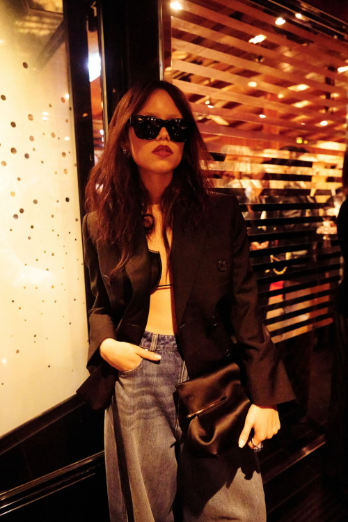 Jenna Ortega at Givenchy Show Afterparty Paris Fashion Week, October 2025