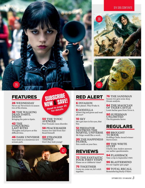 Jenna Ortega in SFX Magazine, September 2025 9