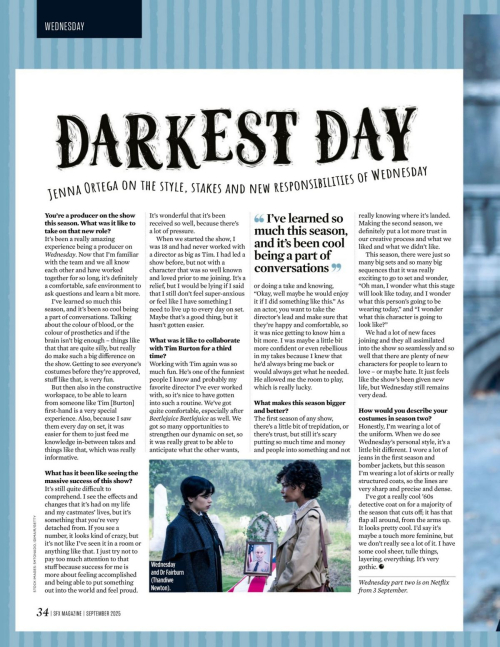 Jenna Ortega in SFX Magazine, September 2025 2
