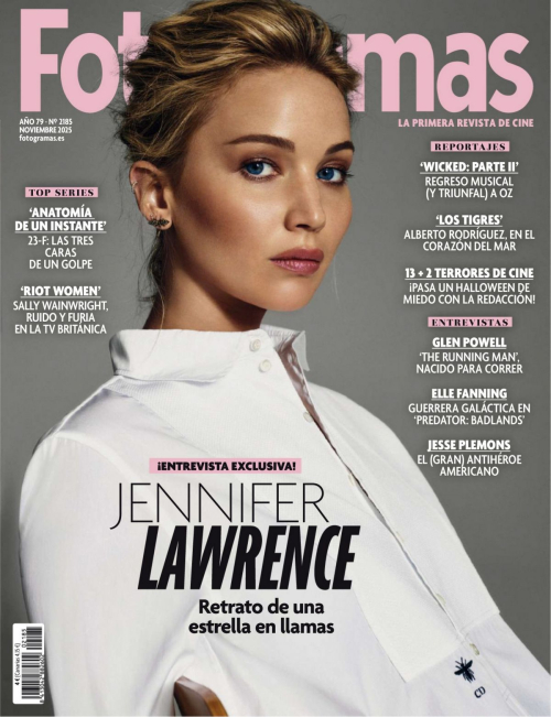 Jennifer Lawrence Fotogramas Magazine, November 2025