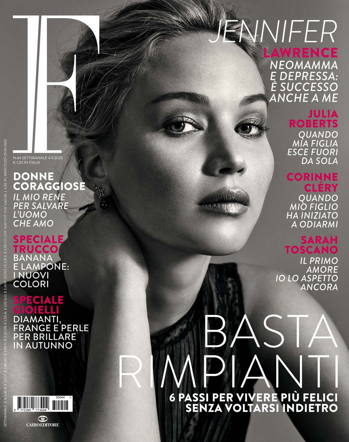 Jennifer Lawrence in F Magazine, November 2025