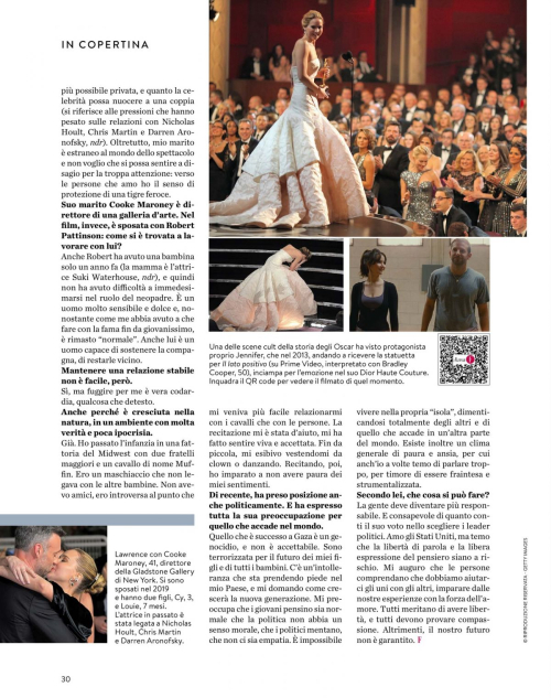 Jennifer Lawrence in F Magazine, November 2025 4