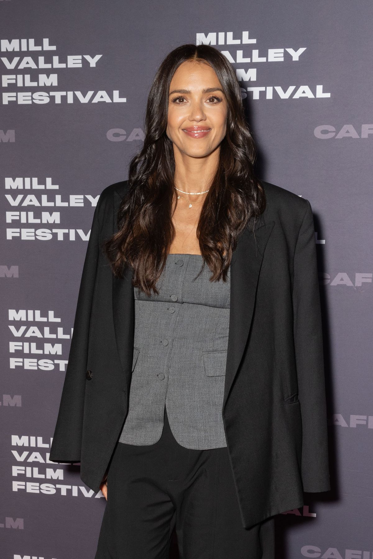 Jessica Alba at Valentina World Premiere Mill Valley Film Festival, October 2025