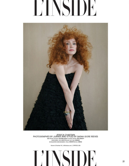 Jessica Chastain in L’Officiel USA, September 2025 11