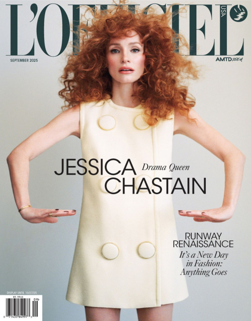 Jessica Chastain in L’Officiel USA, September 2025 12