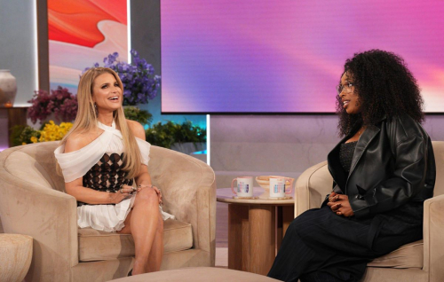 Jessica Simpson On Set Jennifer Hudson Show 2