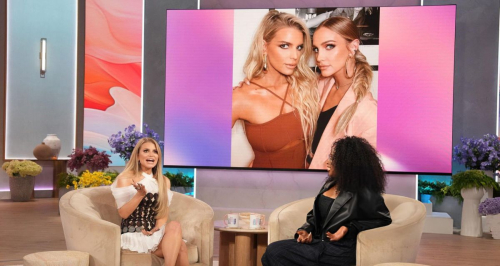 Jessica Simpson On Set Jennifer Hudson Show 3