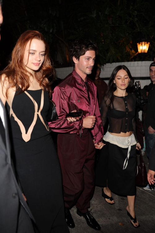 Joeu King Leaves Chateau Marmont with Friend Los Angeles 5