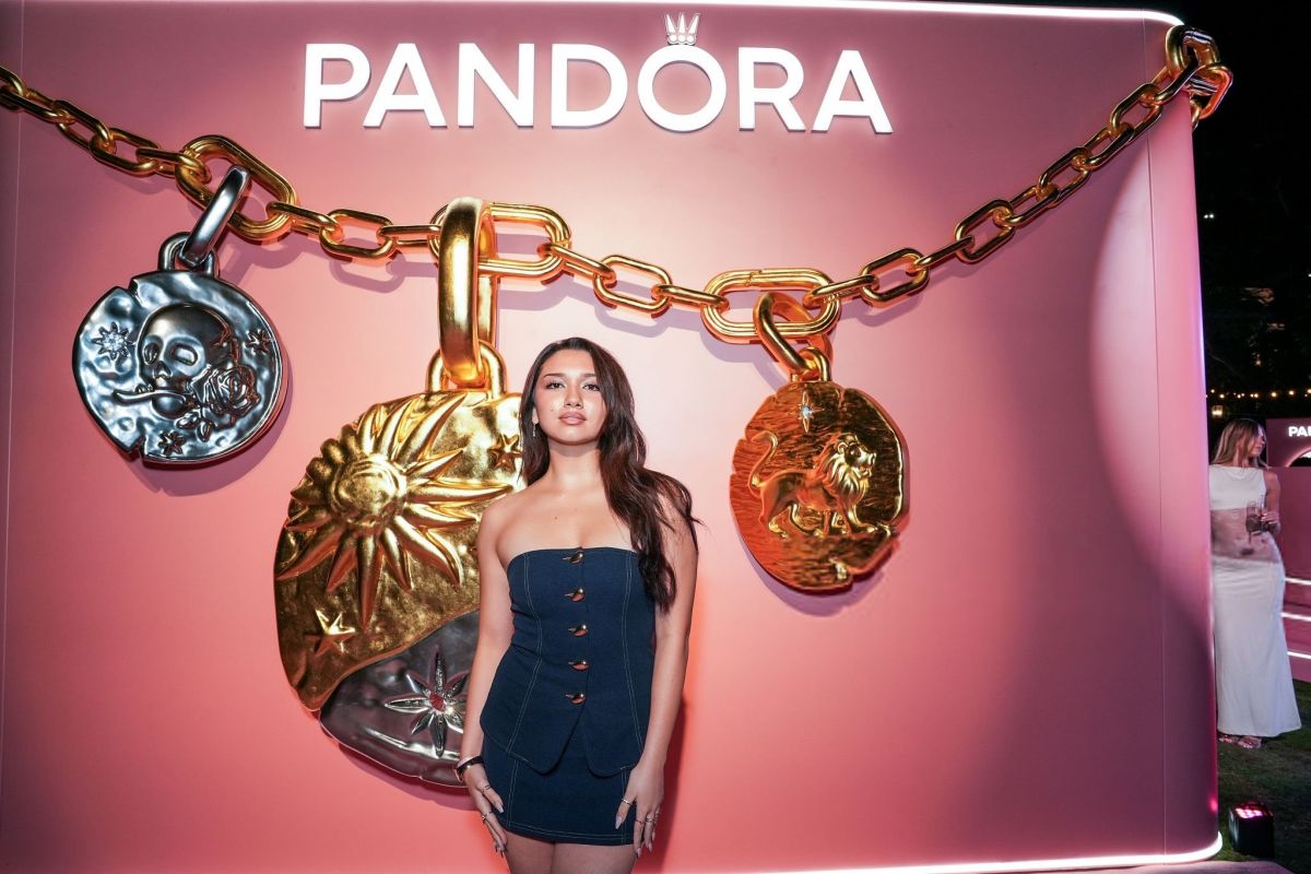 Julia Garcia at Pandora Talisman Pop-Up in Los Angeles, Oct 2025