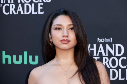 Julia Garcia attends The Hand That Rocks The Cradle Premiere Hollywood 3