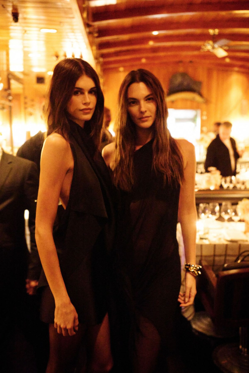 Kaia Gerber at Givenchy Show Afterparty Paris Fashion Week, October 2025