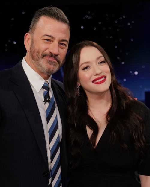 Kat Dennings at Jimmy Kimmel Live