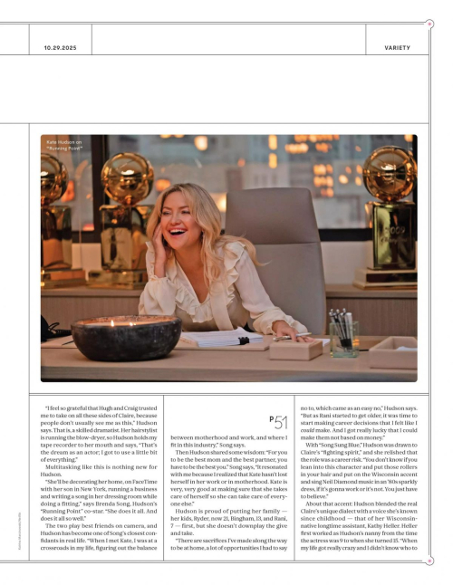 Kate Hudson in Variety Power of Women, October 2025 1