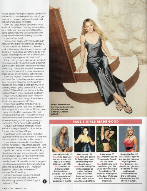 Keeley Hazell in You Magazine, August 2025 1