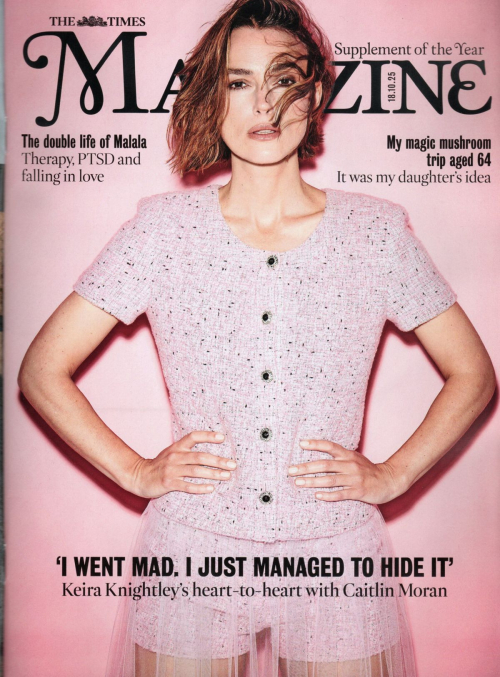 Keira Knightley in The Times, October 2025 5