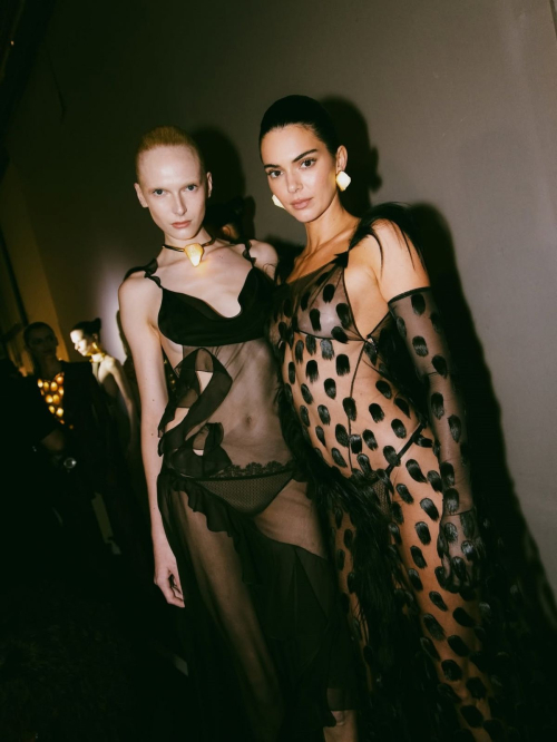 Kendall Jenner at Fashion Show Paris Fashion Week, October 2025