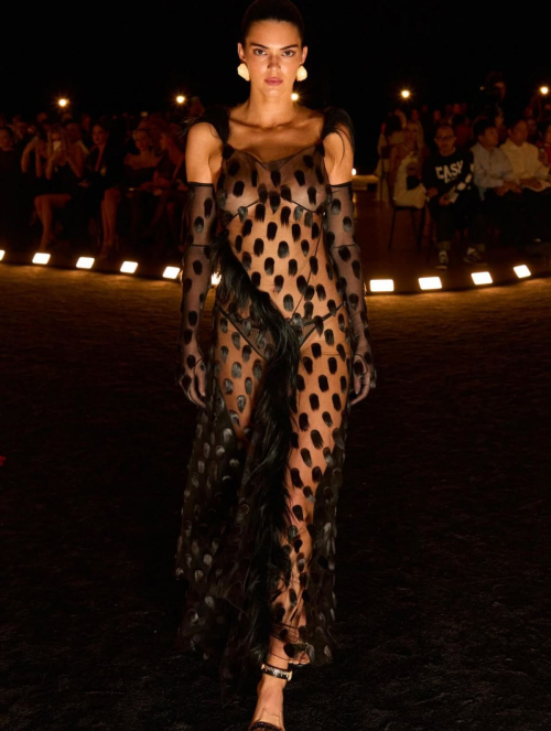 Kendall Jenner Walks Runway at Schiaparelli Fashion Show Paris Fashion Week, October 2025