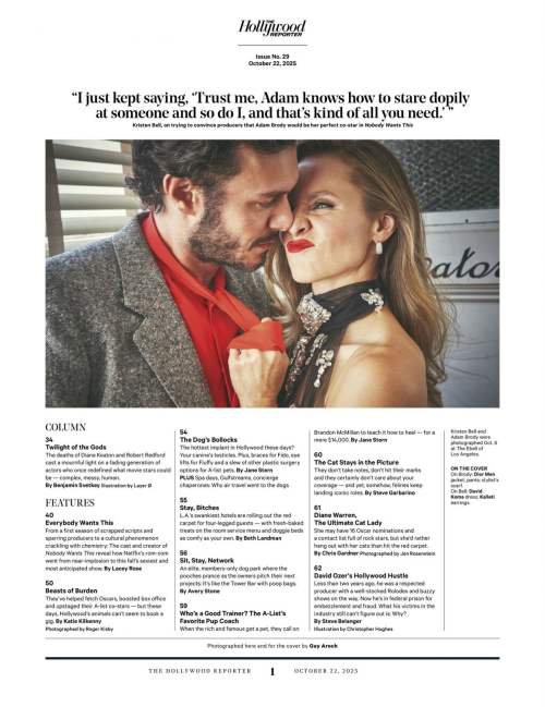 Kristen Bell in The Hollywood Reporter, October 2025 14