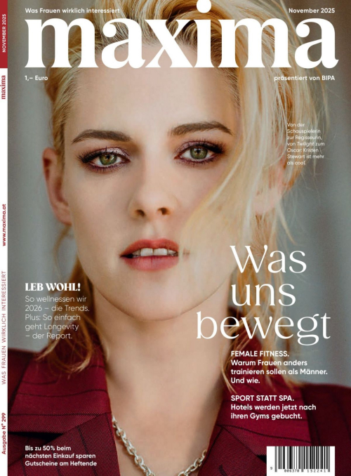 Kristen Stewart in Maxima Magazine, November 2025