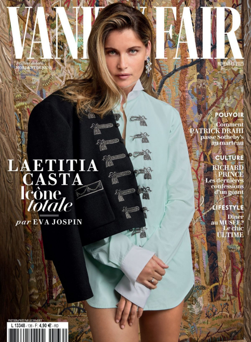 Laetitia Casta in Vanity Fair France, November 2025