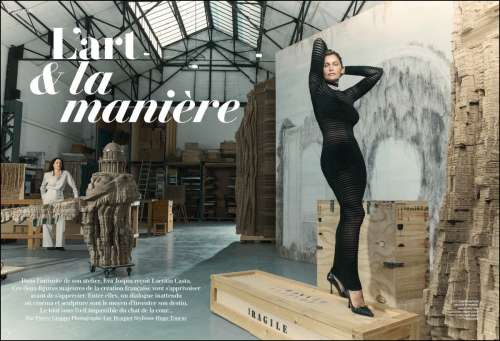 Laetitia Casta in Vanity Fair France, November 2025 3