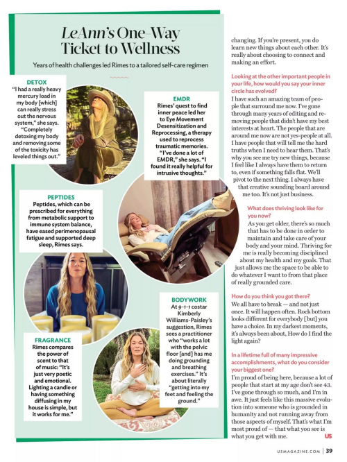 Leann Rimes in Us Weekly Editorial, October 2025 1