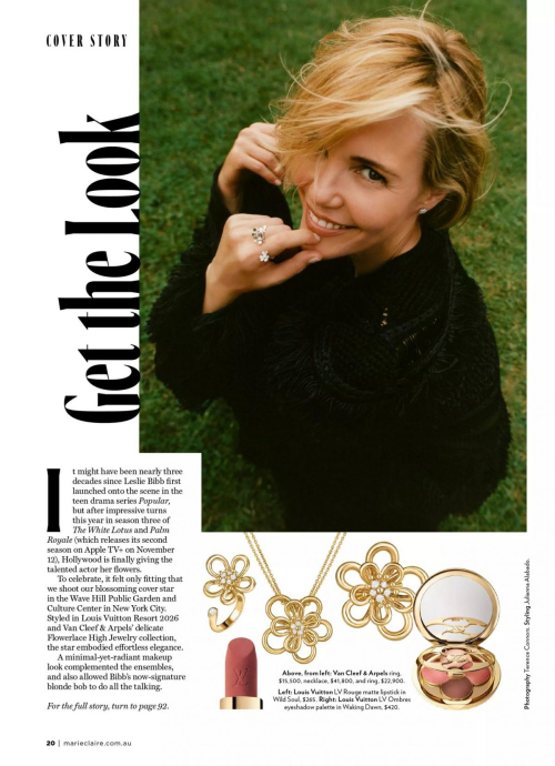 Leslie Bibb in Marie Claire Australia, November 2025 15