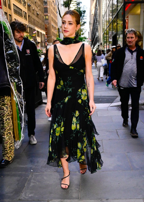 Lili Reinhart arrives Today Show New York City, October 2025 6