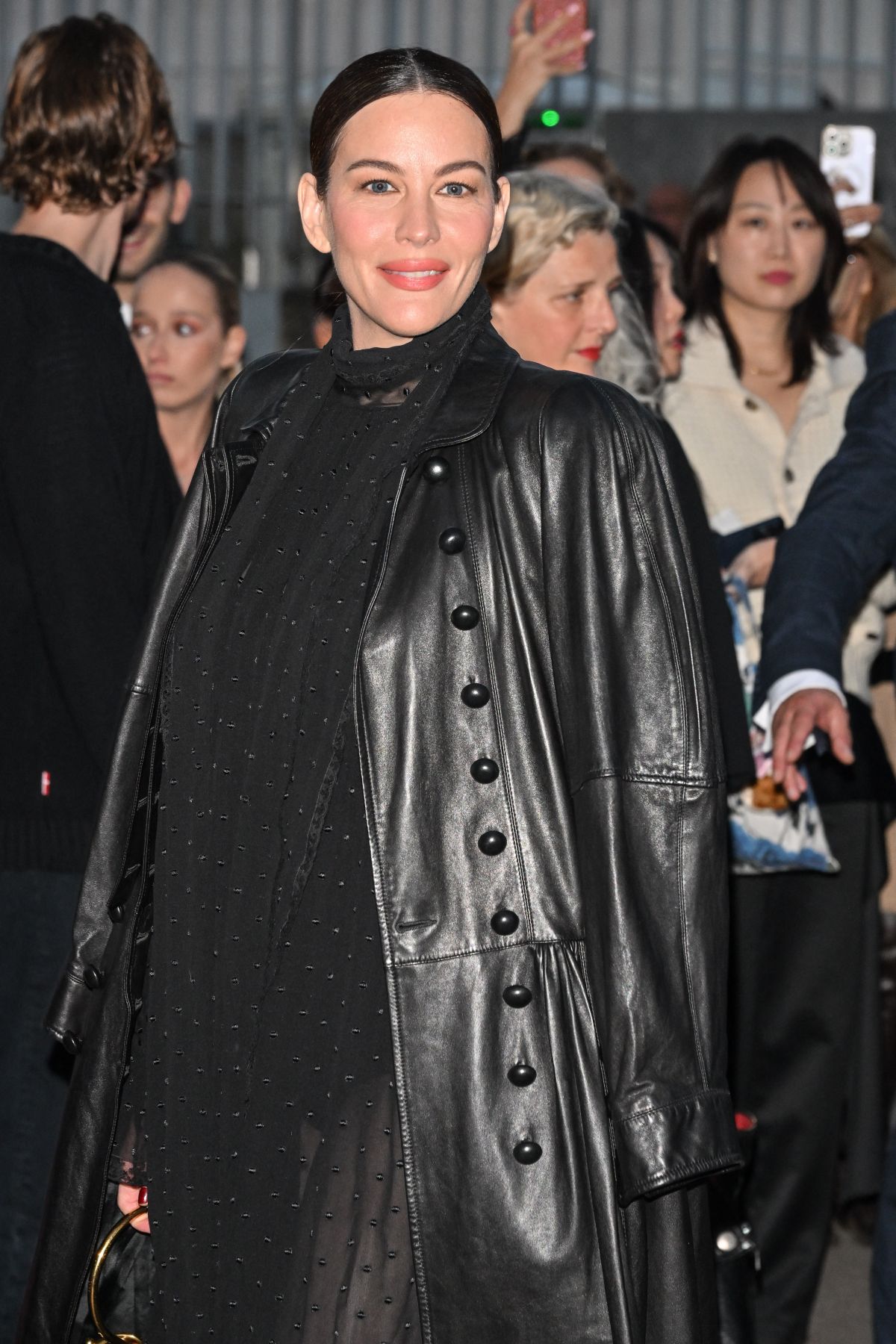Liv Tyler at Chloe Womenswear Show Paris Fashion Week, October 2025