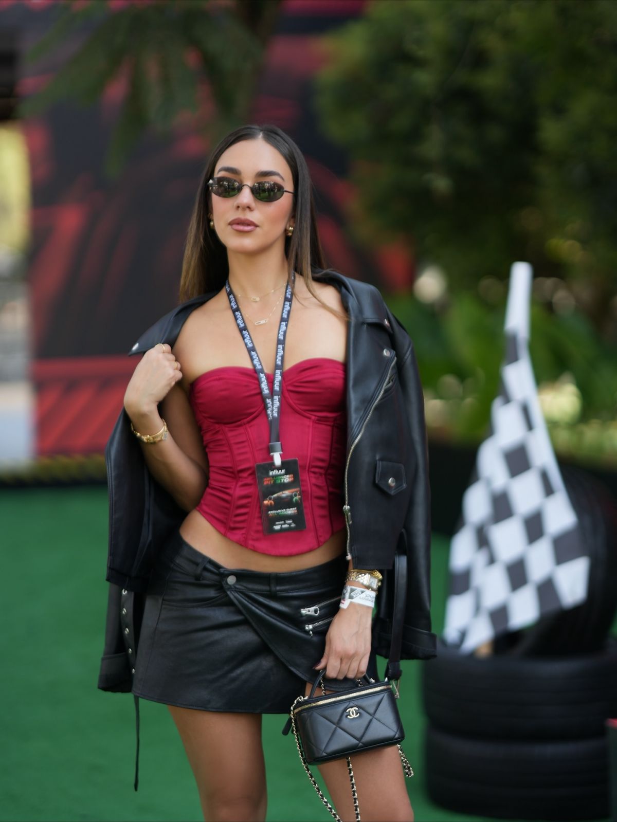Luana Barron at F1 Race in Mexico City, October 2025
