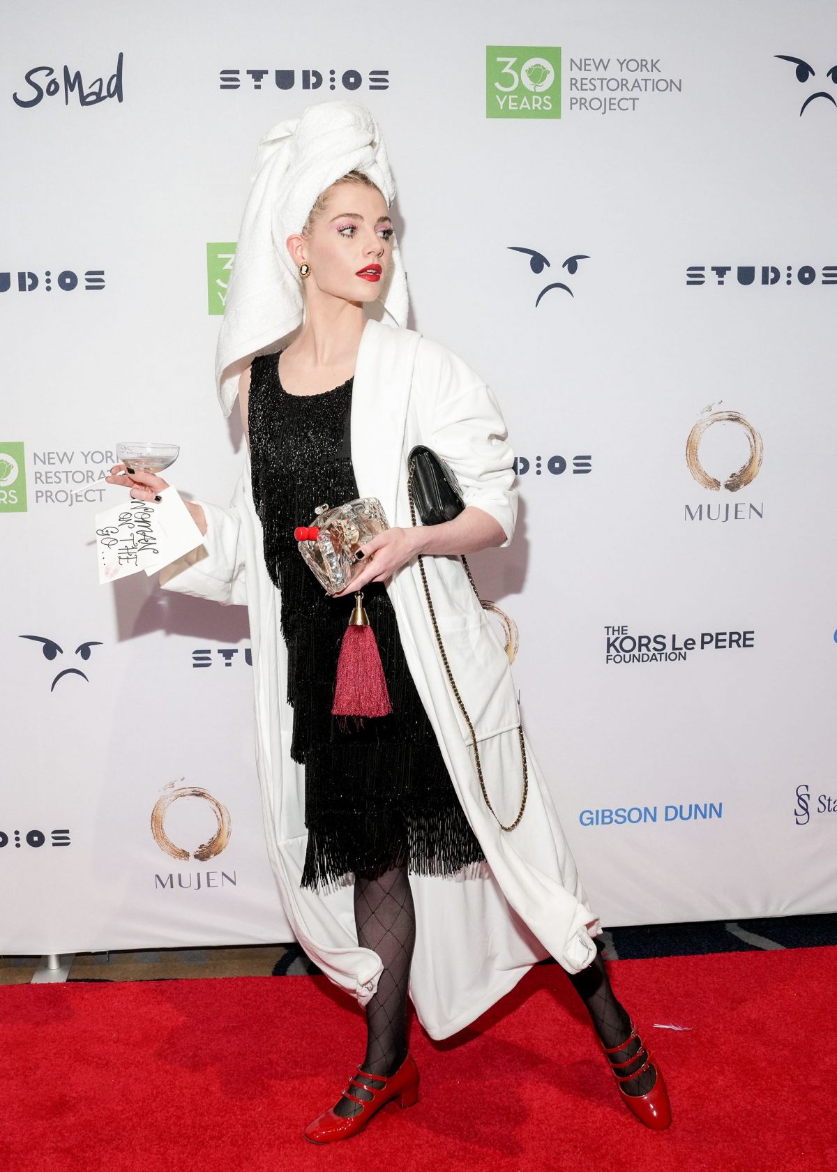 Lucy Boynton at Hulaween Gala by NYRP, October 2025