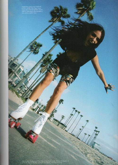 Luna Blaise in Wonderland Magazine, Summer 2025 1